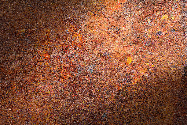 istock Rusty metal texture or rusty metal background. 614738550