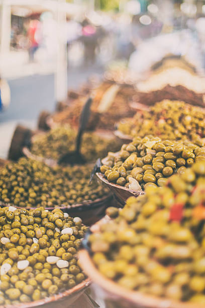 istock Olives in the market 614741404