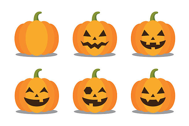 хэллоуин тыква - pumpkin stock illustrations