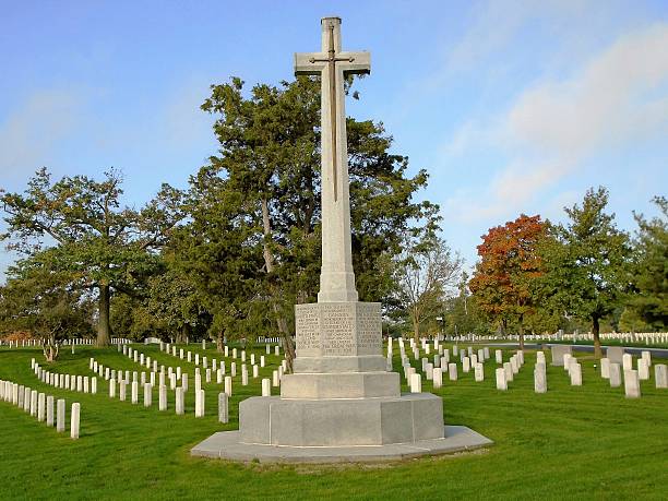 istock Canadian Cross of Sacrifice 614742500