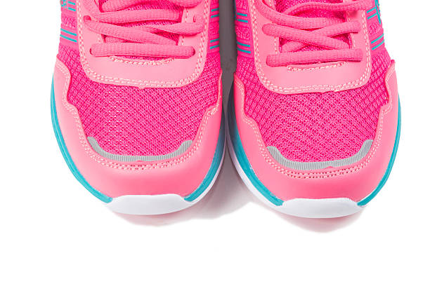 istock Pink sport shoes 614744818