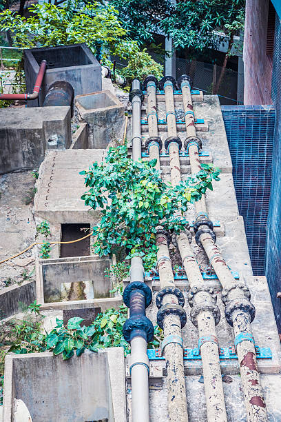 istock Pipes next to buildings 614747020