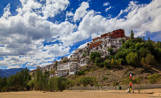 Thiksey Monastery or Thiksey Gompa, Leh Ladakh,  Jammu and Kashmir, India