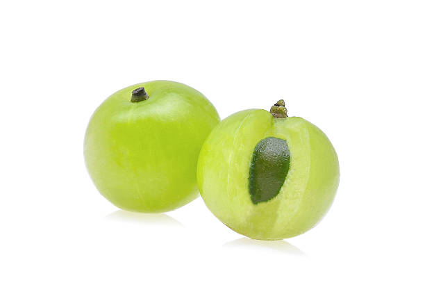 istock Indian gooseberry or Amla (Phyllanthus emblica) isolated on whit 614833254