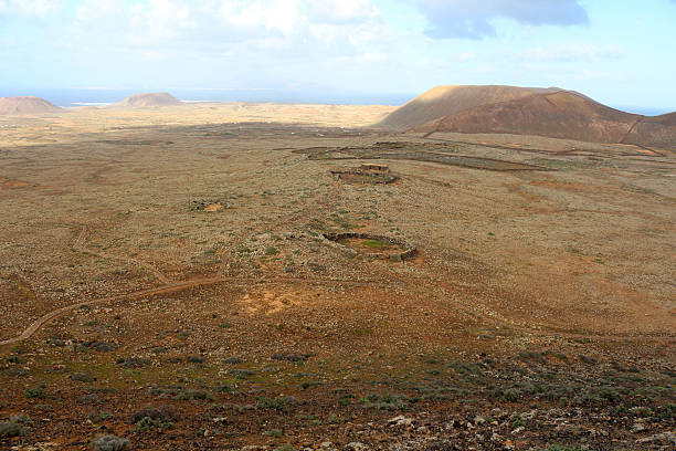 istock View from a volcano in Fuerteventura 614833978