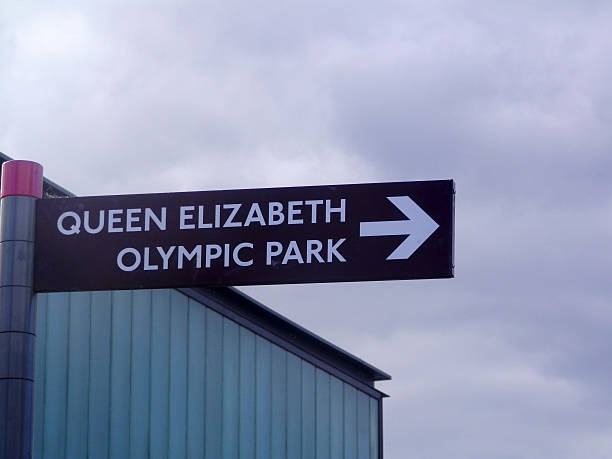 Sign pointing to Olympic Park