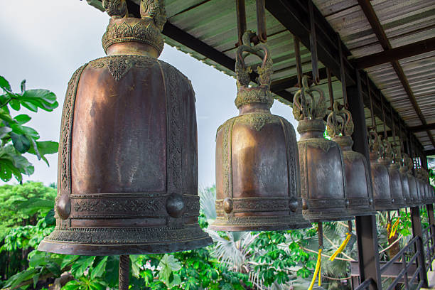 istock Bell hung on steel. 614837130