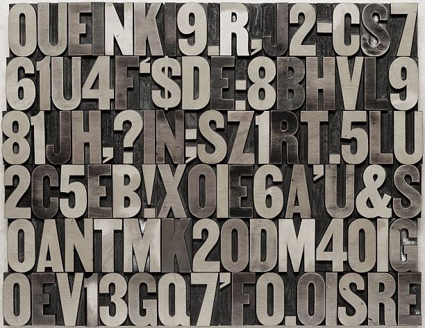 istock English alphabet in wood type 614838728
