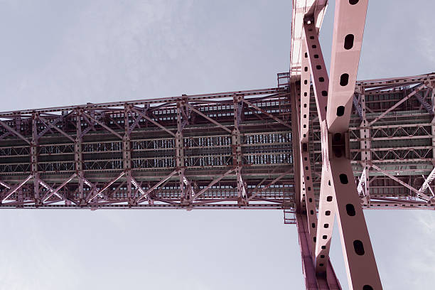 istock Bridge 25 de Abril Lisbon Portugal bridge construction 614842786
