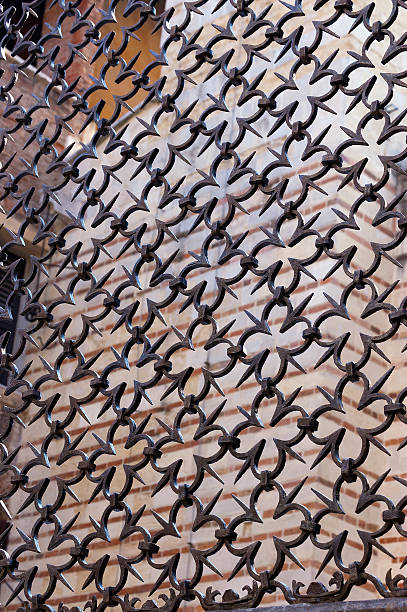 istock Wrought Iron Fence in Verona Italy 614843400