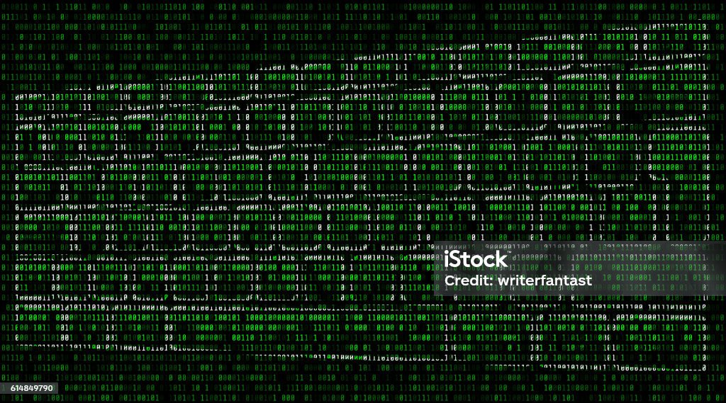 Computer Coding With Matrix Computer Keyboard And Matrix Coding Stock Illustration - Download Image ...