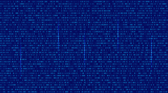 Abstract Blue Technology Background Binary Computer Code Stock ...