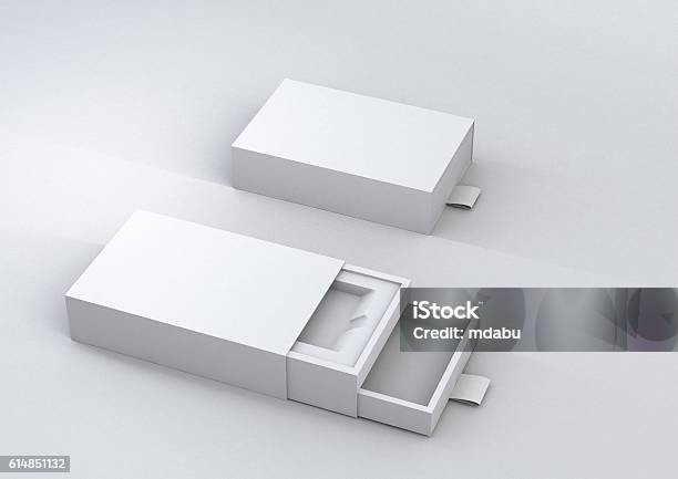 Sliding Box Pack Stock Photo - Download Image Now - Box - Container, Three Dimensional, Digitally Generated Image