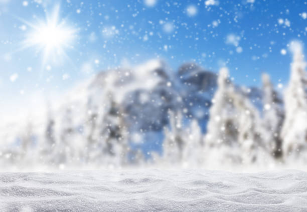 istock Beautiful winter landscape with ideal piste 614853488