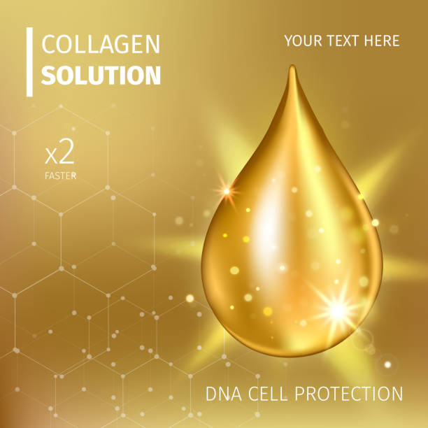 istock Collagen Serum and Vitamin Background Concept Skin Care Cosmetic. 614853562