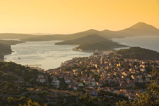 istock Panoramic view of Mali Losinj, Croatia 614855454