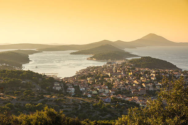 istock Panoramic view of Mali Losinj, Croatia 614855552