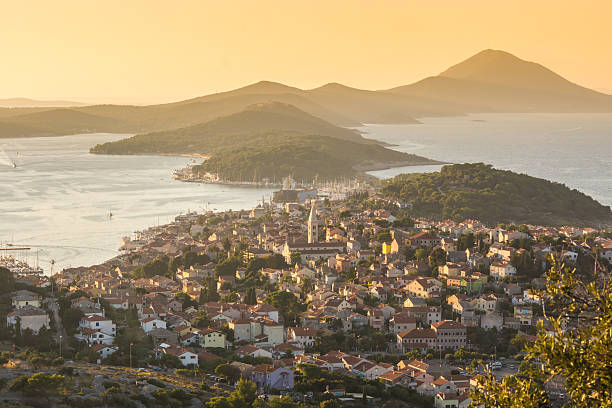 istock Panoramic view of Mali Losinj, Croatia 614855760