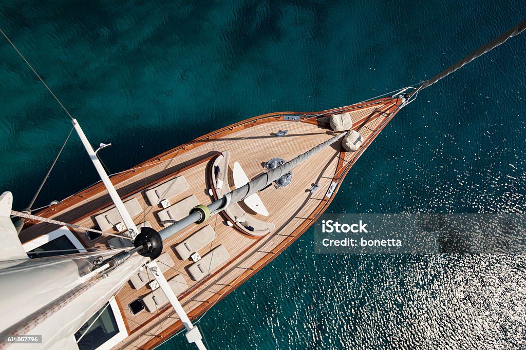 sailboat sailboat from above Sailboat Stock Photo
