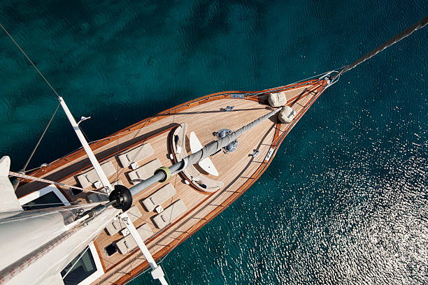 łódź żaglowa  - sailboat sky mast sailing zdjęcia i obrazy z banku zdjęć