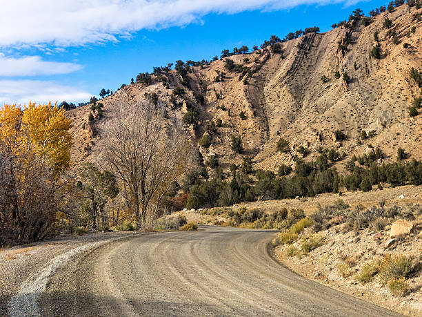 istock Dirt Road in Canyon Curve 614858364