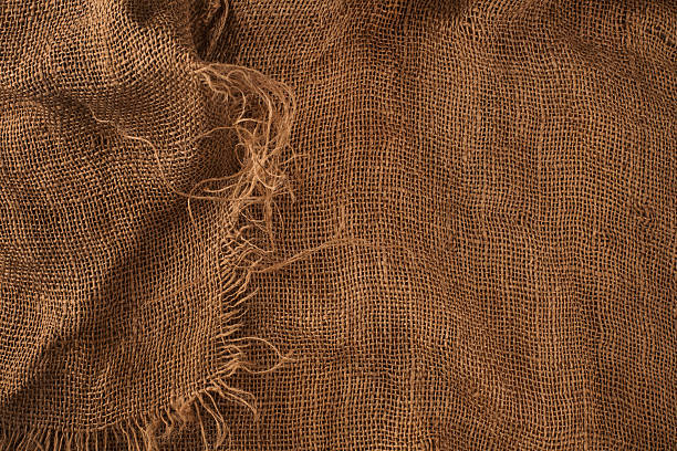 istock Texture of the old burlap 614860932