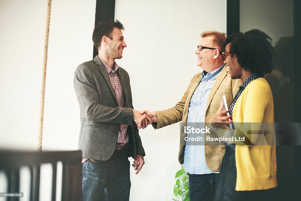 Business People Meeting Corporate Handshake Greeting Concept Greeting Stock Photo