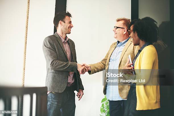 Business People Meeting Corporate Handshake Greeting Concept Stock Photo - Download Image Now