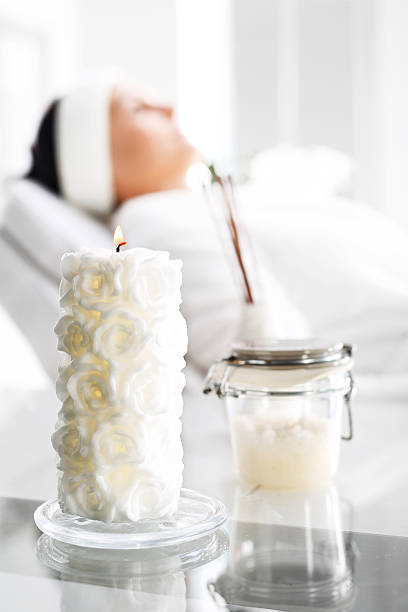 istock Aromatherapy, relaxation in the spa salon. 614864572