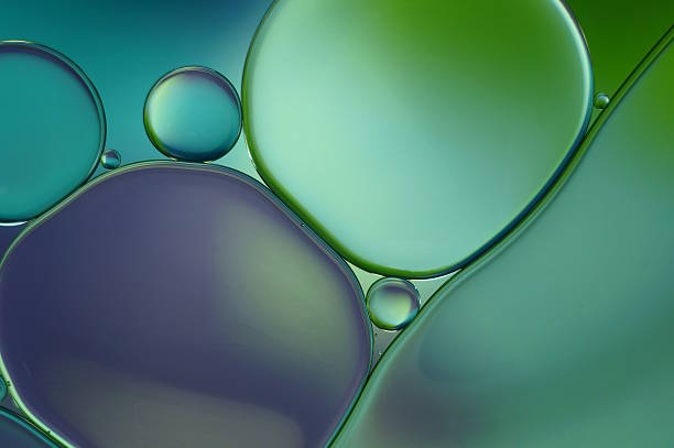 istock Oil and Water - blue and green (362) 614870702