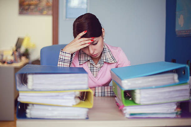 So much work stock photo