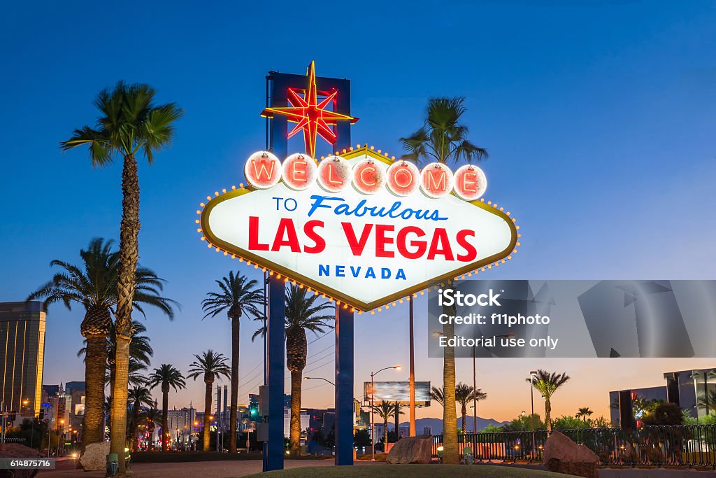 Las Vegas sign The Welcome to Fabulous Las Vegas sign in Las Vegas, Nevada USA Las Vegas Stock Photo