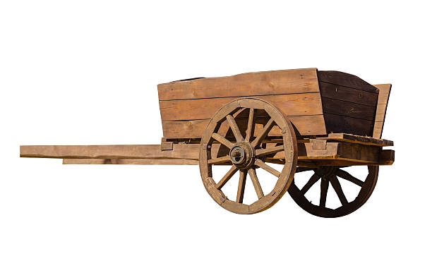 istock old wooden cart 614875770
