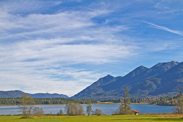 istock lake Barmsee in Upper Bavaria 614877172