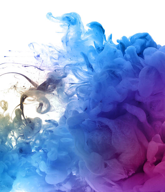 istock Acrylic colors in water. 614877984