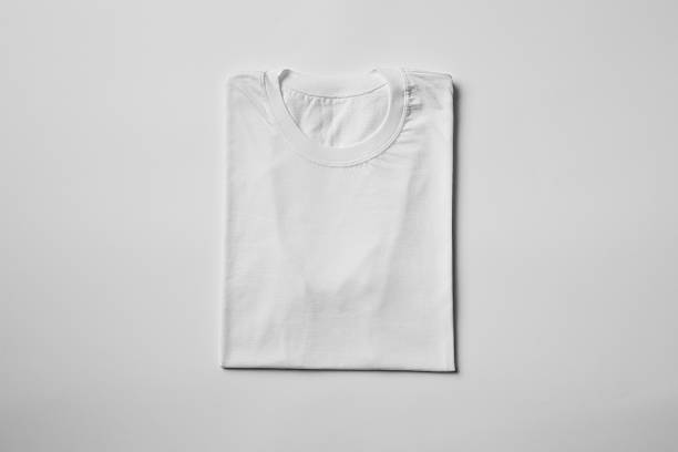 istock White folded T-Shirt Mock-up 614879858