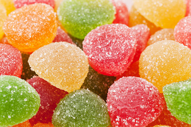 istock Colorful jelly candies closeup 614952998