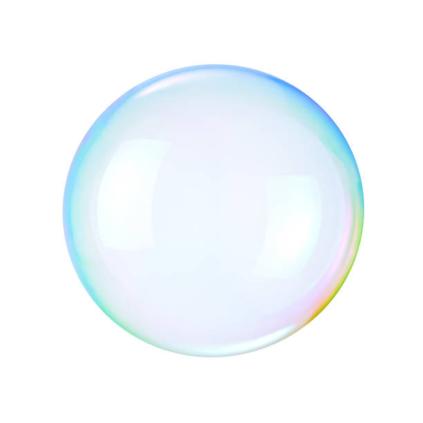 Soap bubble on a white background Soap bubble on a white background foam material photos stock pictures, royalty-free photos & images