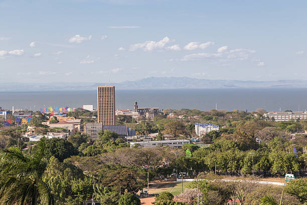 istock Managua, Nicaragua, aerial view 614967678