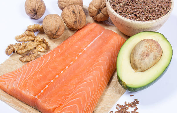 istock Sources of omega 3 fatty acids. 614968424