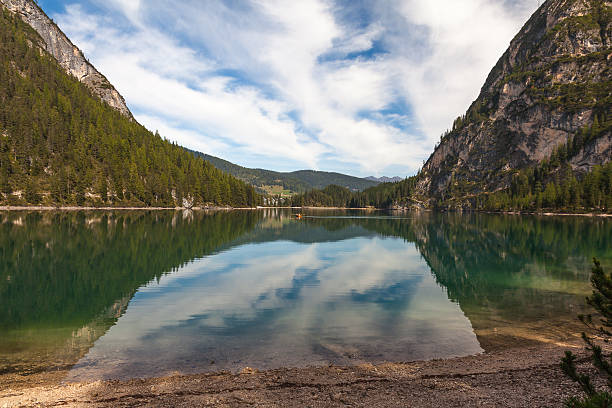 istock Lake di Braies, Italy 614970886