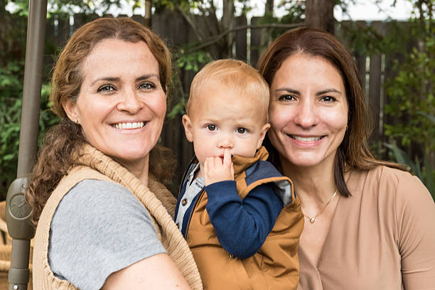istock Mature Women with baby 614972446