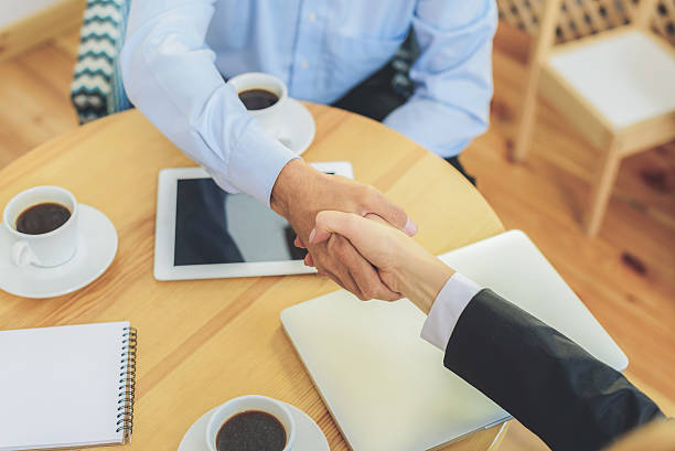 istock Handshake after successful business deal 614975860