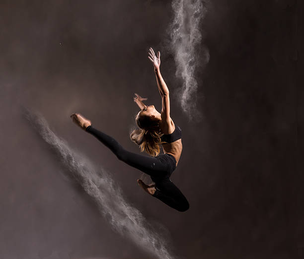 istock Girl dancing with a flour 614976482