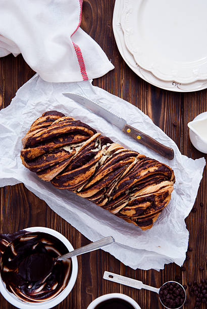 istock Swirl Brioche with chocolate 614977336