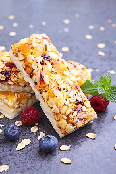 istock healthy snack, muesli bars 614978526