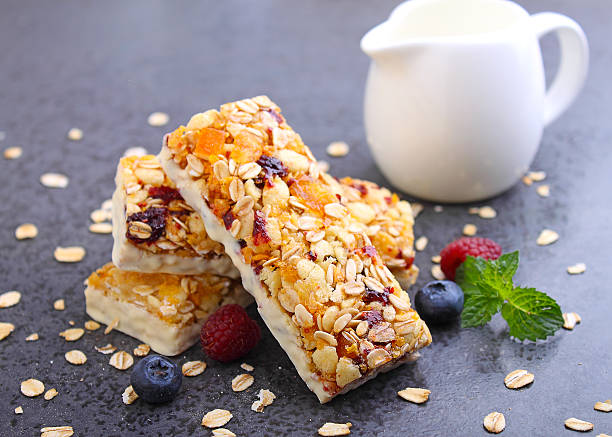 istock healthy snack, muesli bars 614978636