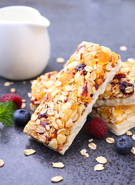 istock healthy snack, muesli bars 614978722