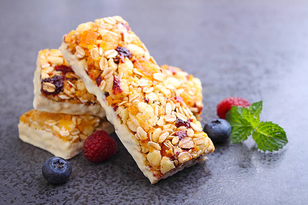istock healthy snack, muesli bars 614978874
