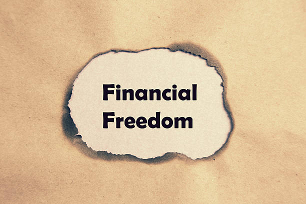 istock The text Financial Freedom appearing 614980776